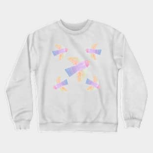 Bird of freedom illustration sticker Crewneck Sweatshirt